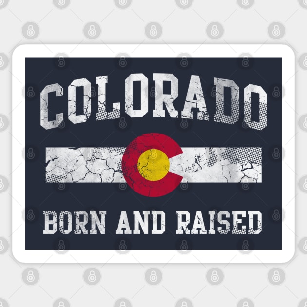 Retro Colorado Born And Raised Home Love Sticker by E